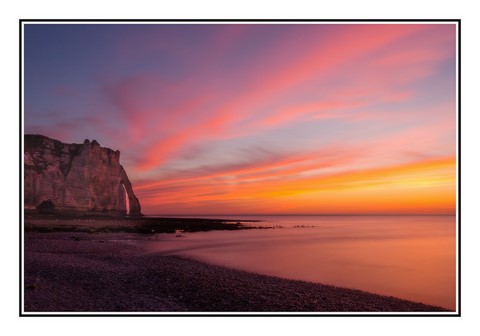Etretat Au Crépuscule